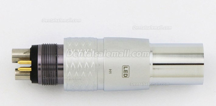 COXO CX229-GN Dental LED 6 Hole Coupling Quick Coupler Fit NSK Phatelus Turbine Handpiece